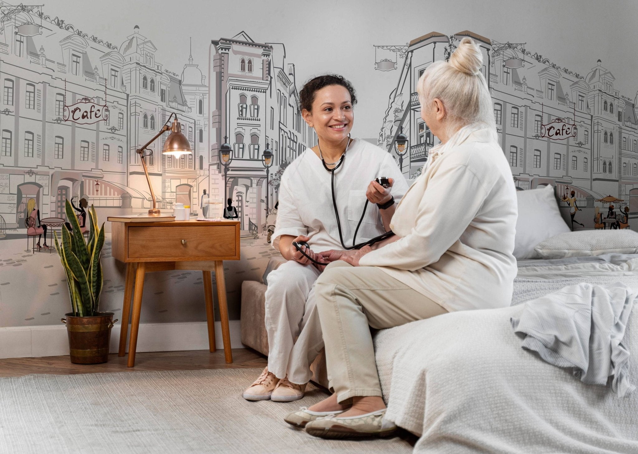 Comment le papier peint panoramique améliore la vie au sein des EHPAD et maison de retraite ?