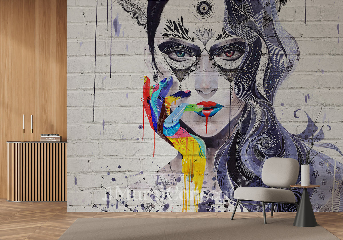 Papier peint Vintage Graffiti